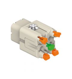 Binnenwerk SQUICH 4P+A, 10A, 400V, 21.21, Female
