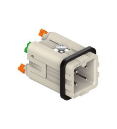 Binnenwerk SQUICH 3P+A, 10A, 400V, 21.21, Male