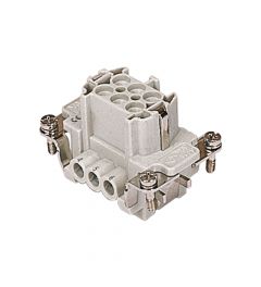 Binnenwerk Schroef 6P+A, 16A, 500V, 44.27, Female
