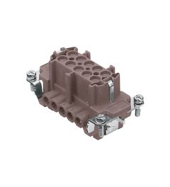 Binnenwerk Schroef 180°C 10P+A, 16A, 500V, 57.27, Female