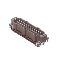 Binnenwerk Schroef 180°C 24P+A, 16A, 500V, 104.27, Male