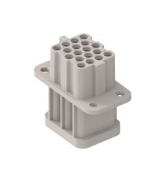 Binnenwerk krimp 17P+A, 10A, 160V, 32.13, Female