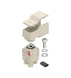 MIXO Schroef haaks 90° 1P, 300A, 1000V, DIN-kabels, Female