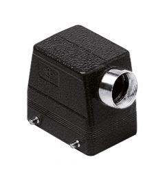 Stekkerhuis haaks hoog W-Type, 4 nokken, M32, 66.40