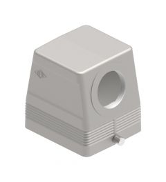 Stekkerhuis haaks hoog 180°C, 2 nokken, M40, 77.62