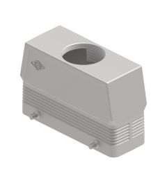 Stekkerhuis recht hoog 180°C, 4 nokken, M40, 104.27