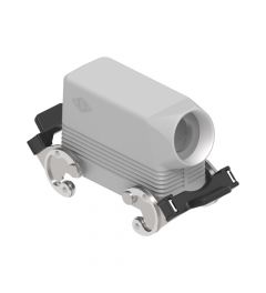 Stekkerhuis haaks C-Type, 2 beugels, M32, 77.27
