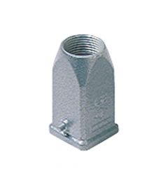 Stekkerhuis recht CKA-Type, 2 nokken, rubber, M20, 21.21