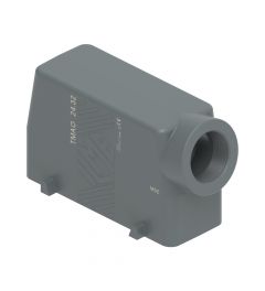 Stekkerhuis haaks T-Type, 4 nokken, M32, 104.27