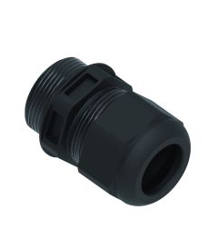 Wartel M25, kunststof, voor RJ45, zwart