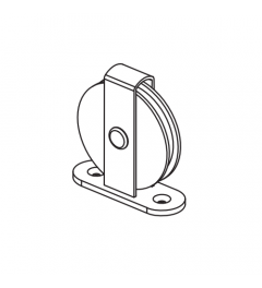 Omleidrol D=75 mm voor kabeldiameter tot 8 mm