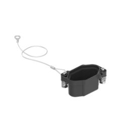 Deksel voor IP68 behuizing, schroefsluiting, oog, 21.21