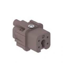 Binnenwerk Schroef 180°C 4P+A, 10A, 250V, 21.21, Female