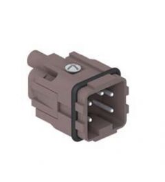 Binnenwerk Schroef 180°C 4P+A, 10A, 250V, 21.21, Male