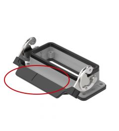 Reserve beugel voor C-Type behuizing 1 beugel 77.27, zwart