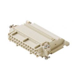 Binnenwerk Veerklem 24P+A, 16A, 500V, 104.27, Female