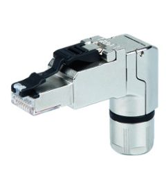RJ45 connector haaks, 8 datacontacten met wartel