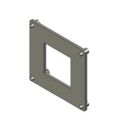 Montage plaat B160mm H.170mm voor GM60