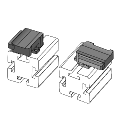 KBH-R 24-P80/20-25 Holder for hook-and-loop fastener