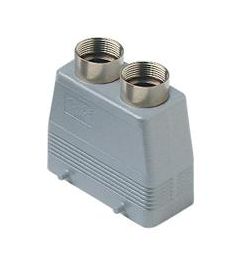 Stekkerhuis recht hoog C-Type, 4 nokken, 2xM32, 104.27