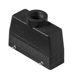 Stekkerhuis recht W-Type, 4 nokken, M25, 104.27