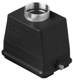 Stekkerhuis recht W-Type, 2 nokken, M40, 104.62
