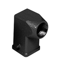 Stekkerhuis haaks W-Type, 2 nokken, M20, 21.21