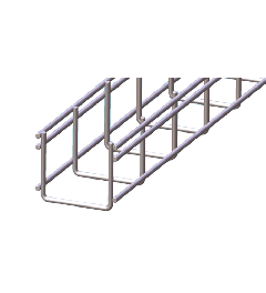 Draadgoot standaard Thermisch verzinkt 50x50x3000mm-Ø4mm
