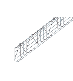 Draadgoot Horizontaal RVS AISI304 55x200x3000mm