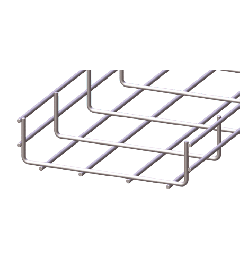 Draadgoot standaard Thermisch verzinkt 55x200x3000mm-Ø5mm