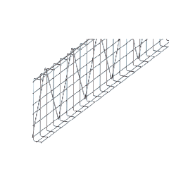 Draadgoot Horizontaal RVS AISI304 55x400x3000mm