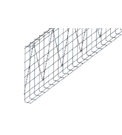 Draadgoot Horizontaal RVS AISI304 55x500x3000mm