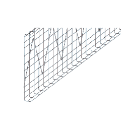 Draadgoot Horizontaal RVS AISI304 55x600x3000mm