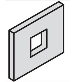 Koppelplaat Thermisch verzinkt