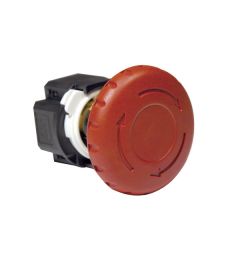 XA1E noodstop 16mm gemonitord 2NC rood