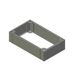 ZX sokkel B.800mm D.500mm H.200mm AISI304L (MX serie)