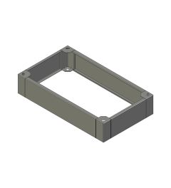 ZX sokkel B.1000mm D.600mm H.200mm AISI304L (MX serie)