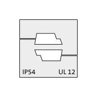 KT-ASI-2 ll kabel tule, klein, 2x ASI kabel, grijs