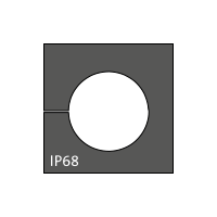 KT 13 cable grommet, small, 13-14mm, black