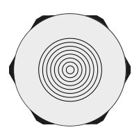 KEL-SCDP-TR 50 kabeldoovoertule, grijs