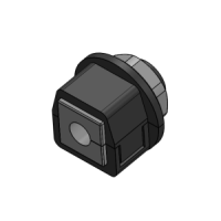 KVT 20 split cable gland M20, screw nut, black
