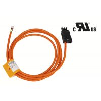 Connection cable 3m orange, UL/CSA