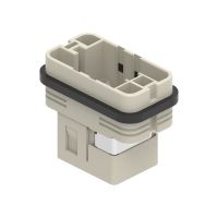 Binnenwerk Krimp 8P+A, 16A, 500V, +A plaat, 32.13, Male