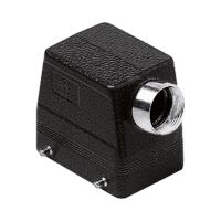 Stekkerhuis haaks hoog W-Type, 4 nokken, M32, 66.40