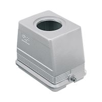 Stekkerhuis recht hoog C-Type, 2 nokken, M40, 104.62