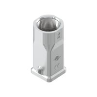Stekkerhuis recht CKA-Type, 2 nokken, rubber, M25, 21.21