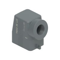 Stekkerhuis haaks T-Type, 2 nokken, M25, 44.27