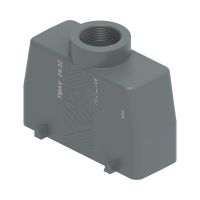 Stekkerhuis recht T-Type, 4 nokken, M32, 104.27