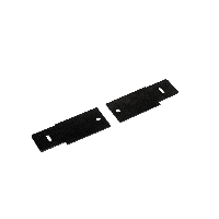 Montageplaat 19" rack voor ALU-LINE, zwart