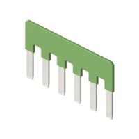 Parallelle brug voor CDSH, 6 contacten, 10A, groen